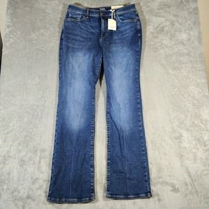 Ana Jeans Women 14 Dark Wash High Rise Vintage Straight Leg Casual